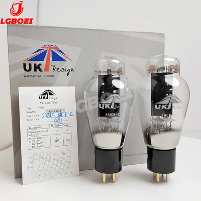 PSVANE 300B-L UK300B Vakuumröhre UK Design Ersetzen Sie die Elektronenröhre der Serie 300B HIFI Audio Ventil Verstärker Kit Diy Matched Quad Image