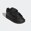 Sneaker ADIDAS SPORTSWEAR "ADVANTAGE LIFESTYLE COURT TWO HOOK-AND-LOOP", Kinder, Gr. 24, schwarz (core schwarz, core schwarz, grau six), Synthetik, sportlich, Schuhe, Design auf den Spuren des adidas Stan Smith