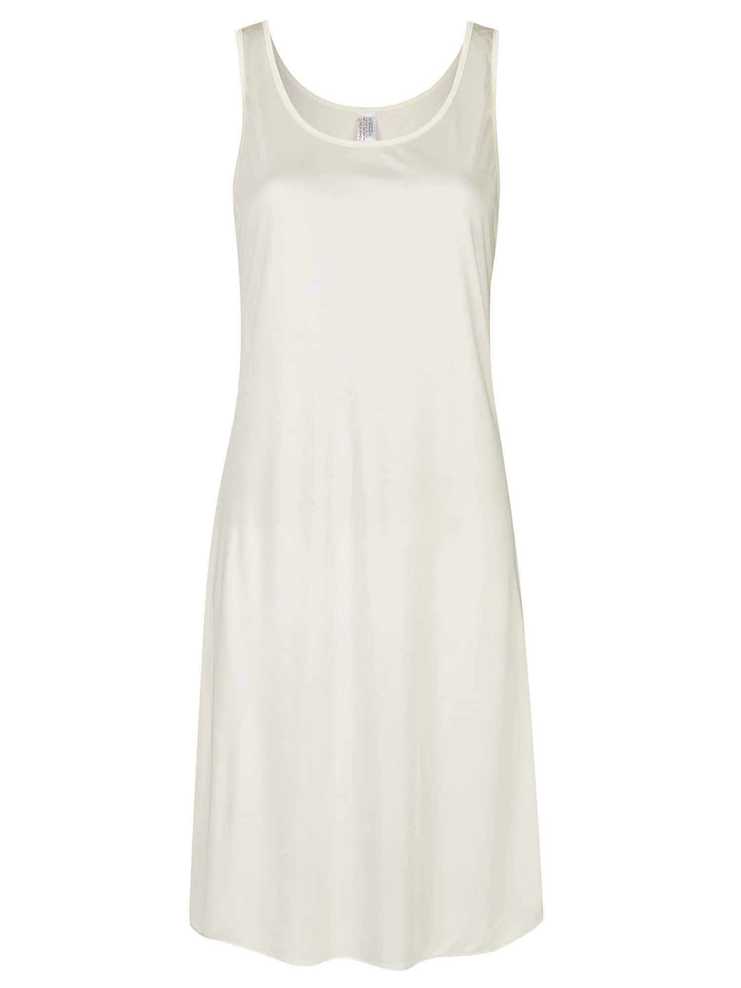 Unterkleid NINA VON C. "Unterkleid Länge 90cm Elegance", Damen, Gr. 42, N-Gr, beige (champagner), Obermaterial: 81% Viskose CV. 19% Polyester PES., Kleider Unterkleid