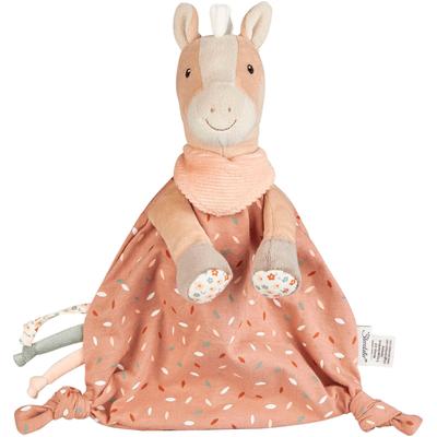 Schmusetuch STERNTALER "Pferd Sunny, M", Baby, orange (aprikose), Polyester, Jersey, Schnuffeltücher Image