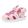 Sandale KANGAROOS "K-Mini", Gr. 27, frost pink, daisy pink, Synthetik, Textil, sportlich, Schuhe