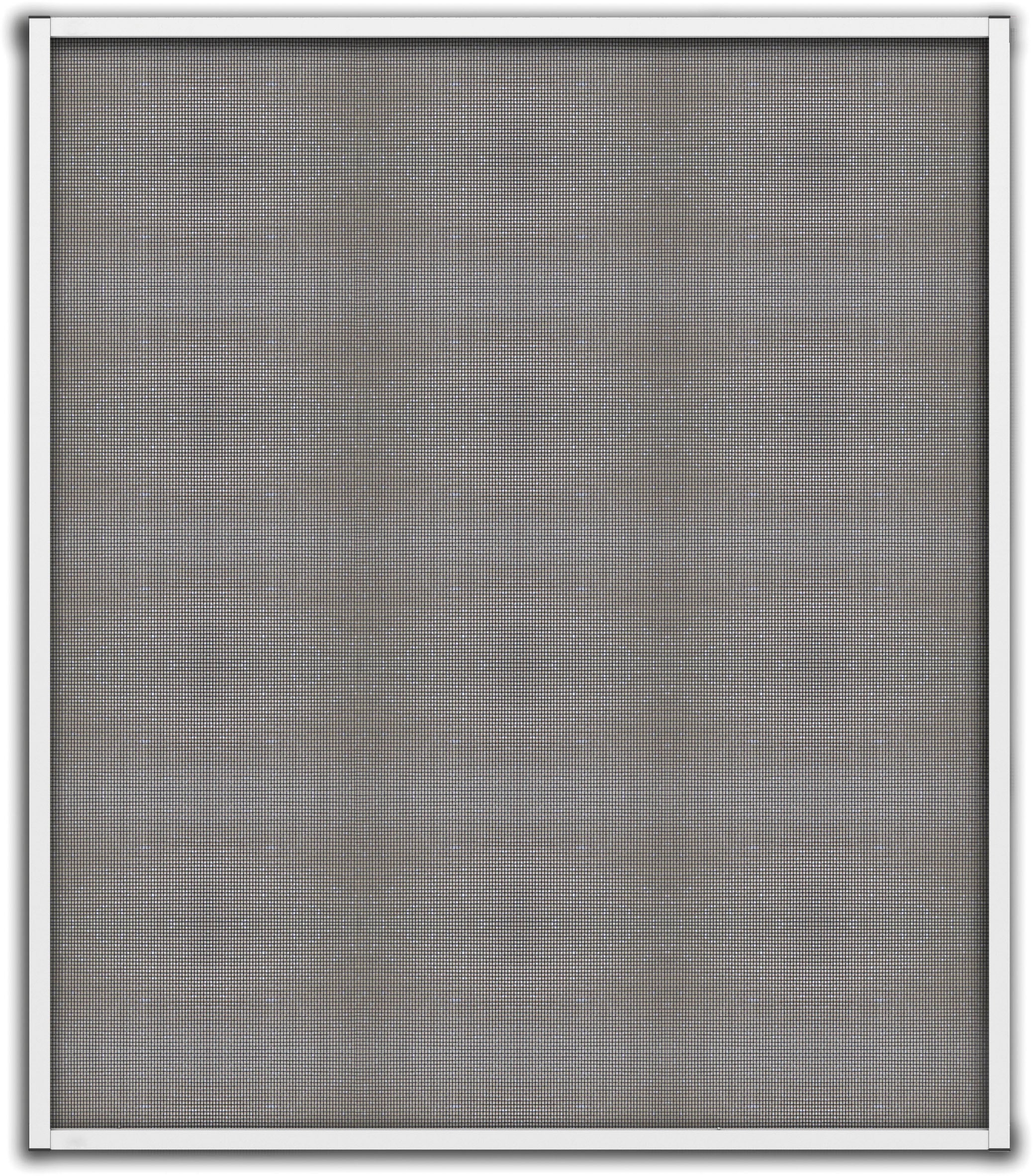 Insektenschutz-Fensterrahmen HECHT INTERNATIONAL "MASTER SLIM", weiß (rahmen: weiß gewebe: anthrazit), B:80cm H:100cm, Insektenschutzgitter