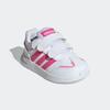 Klettschuh ADIDAS SPORTSWEAR "TENSAUR SWITCH KIDS", Gr. 26, cloud weiß, pulse magenta, bliss pink, Synthetik, Textil, sportlich, Schuhe, für Kinder