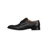 Schnürschuh ROY ROBSON "Anzugsschuh - Derby Captoe", Herren, Gr. 44, schwarz, Leder, unifarben, elegant, Schuhe, Ton-in-Ton-Nähte
