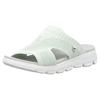 Pantolette RIEKER SPORT, Damen, Gr. 39, grün (mint), Textil, meliert, casual, Schuhe, Sommerschuh, Schlappen, Poolslides, Strandschuh, maschinenwaschbar