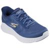 Slip-On Sneaker SKECHERS "GO WALK NOW-PAYTON", Herren, Gr. 47, blau (navy), Textil, sportlich, Schuhe, Trainingsschuh, Schnürschuh mit Handsfree Slip-ins