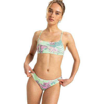 Bustier-Bikini ROXY "INTO THE SUN BRAL CHEEKY SET", Damen, Gr. M (38), N-Gr, foam grün c, Obermaterial: 85% Polyester, 15% Elasthan, sportlich, Bikini-Sets Image