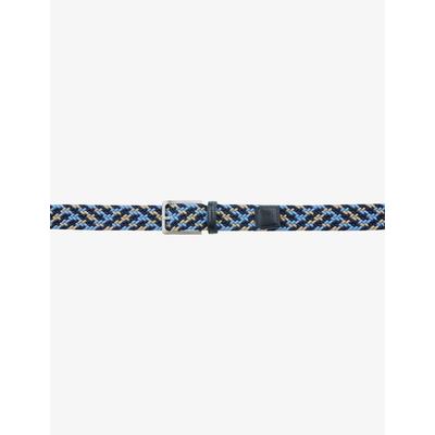 Ledergürtel BRAX "Style HERRENGÜRTEL", Damen, Gr. 105, blau, 72% Polypropylen, 18% Elasthan, 10% Leder, Gürtel Image