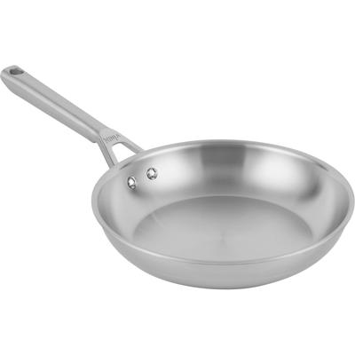 Bratpfanne NINJA "Ninja EverClad Edelstahl-Pfanne C900DE", silber (edelstahlfarben), H:7,8cm L:39,5cm Ø:20cm, Pfannen, Entwickelt für den Einsatz unter schwierigsten Kochbedingungen Image