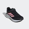 Laufschuh ADIDAS SPORTSWEAR "RUNFALCON 5 KIDS", Gr. 33, schwarz (core schwarz, pink spark, silber metallic), Textil, Synthetik, sportlich, Schuhe