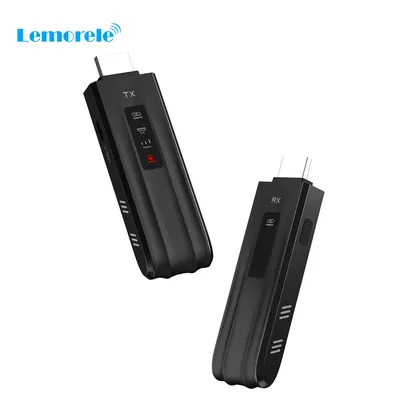 Lemorele G132 50M Wireless HDMI Transmitter Receiver 1080P Display Dongle Extender AV Adapter for