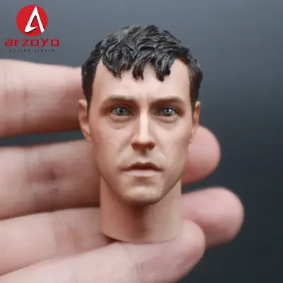 In Stock 1/6 Scale British Male Soldier Head Sculpt WWI Infantry Head Played Head Carving for 12inch