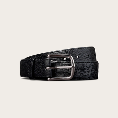 Tecovas Men's Bison Belt, Midnight, Size 34