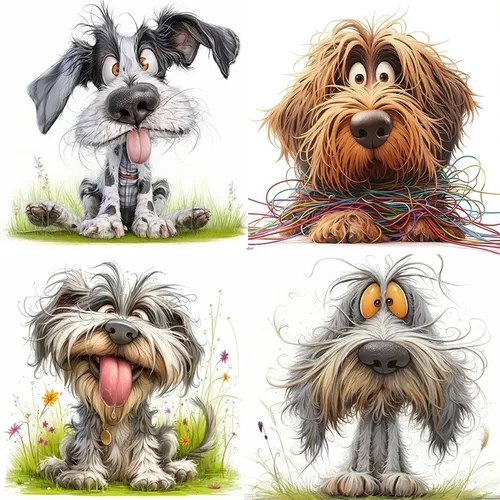 C1147 # Autocollants de toilette de chien Frazzled, autocollants muraux de décoration de maison de