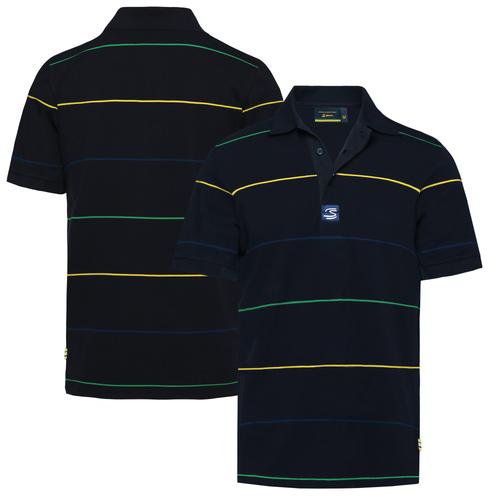 Polo rayé Ayrton Senna - Homme Taille: 2XL