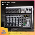 Interfuttore audio a 4/6 canali Mixer DJ Scheda audio Effetto DSP a 99 bit Effetti mixer audio USB +