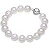 Lulu & Jane Perlen-Armband aus Sterling Silber in mit Süßwasser-Zuchtperle 23 cm Damen