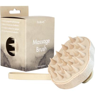 Bellody Scalp Massage Brush Champagne Beige Nude Image