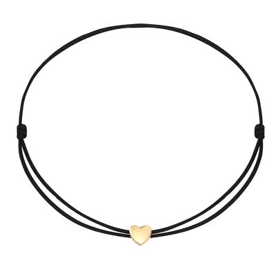 Rafaela Donata - Armband Herz aus Sterling Silber in Gelbgold Armbänder & Armreife 1 ct Damen Image