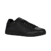Sneaker K-SWISS "COURT TIEBREAK II", Gr. 44, schwarz (schwarz, schwarz, schwarz), Leder, sportlich, Schuhe