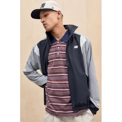 New Balance Black Woven Track Jacket - Black M at Urban Outfitters