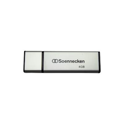 Soennecken USB-Stick 71616 2.0 4GB schwarz/silber Image