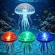 1 pz luci solari per esterni a forma di medusa luci da giardino luci galleggianti per acqua luci fai da te per piscina luci per fontana per piscina luci colorate per feste all'aperto