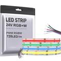 2,5 m 5m 7,5 m Strisce LED Flessibili Set di Luci 728 LED COB 12mm 1 Set staffa di montaggio 1 Set RGB Striscia LED Vacanza Autoadesivo 110-240 V 24 V