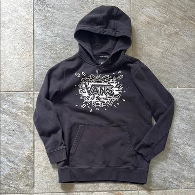 Vans Shirts & Tops | Vans Black Hoodie Youth Size Medium | Color: Black | Size: Mb