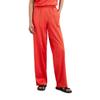 Chinohose MARC O'POLO "aus Viskose-Stretch", Damen, Gr. 36, Normalgrößen, rot (burnt rot), Obermaterial: 96% Viskose, 4% Elasthan, bedruckt, casual, weit normal, Hosen