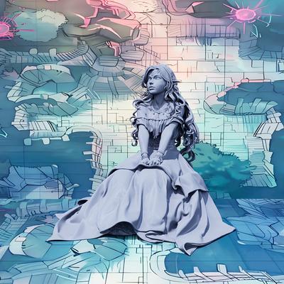TEMU Elf Princess Anime & Game Character Gk Miniatures Unpainted Tabletop Figures Resin Figures Gaming Gift Ideal Christmas/halloween Gift Hand-painted