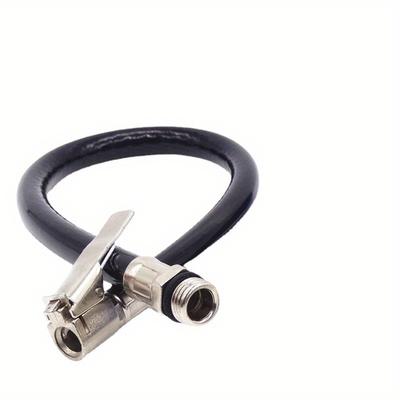 TEMU Tire Inflator Hose Connect Coupler - Air Pump Extension For Gauge, Compatible With Most , Easy Attachment Flexible Pressure Hose Accessory Image