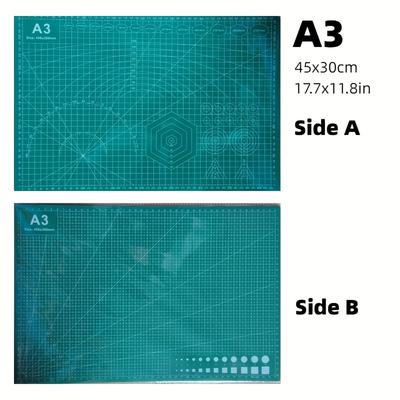 TEMU A2 Size Self- Pvc Cutting Mat For Craft, Painting, Cricut - Sewing Cutting Board, Desk Mat For Keyboard & Mouse, Large Computer Desk Pad Image