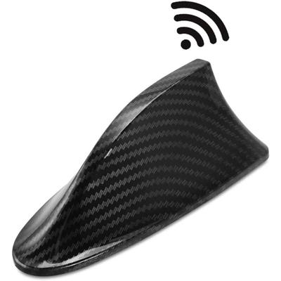 Ccykxa - Herz Pferd Universal Carbon Fiber Auto Haifischflosse Dach Autoantenne Radio fm/am Dekor Image