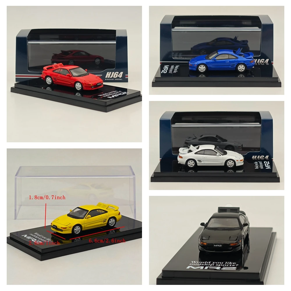 Hobby Japan 1/64 MR2 (SW20) GT-S 1993HJ 643045 Serie Diecast Model Car Miniature Limited Collection Auto Toy Vehicle Models