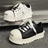 Blockabsatz Plattform Unisex Schuhe Mode Mischfarbe Große Größe Casual Trainer Teenis Weibliche