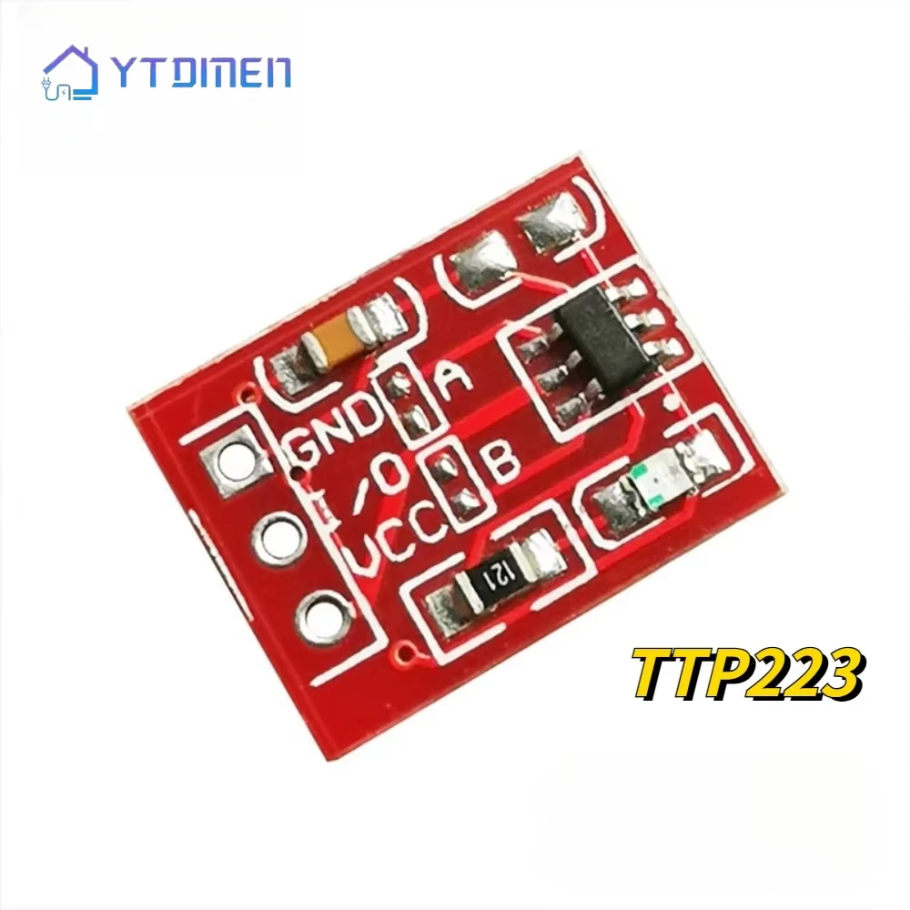 5PCS TTP223 Touch Schalter Taste Modul Kondensator Typ Einkanal Selbst Locking Touch Schalter Sensor Modul Kapazitiven Schalter Image