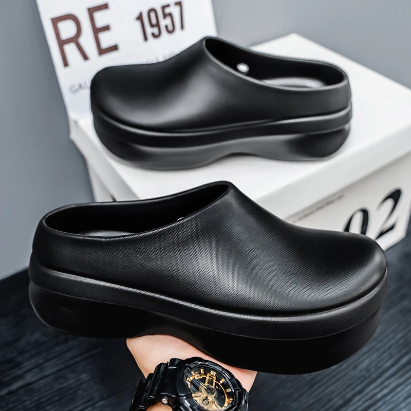 2025 männer Frauen Chef Schuhe Nicht-slip Wasserdichte Öl-proof Schuhe Bequeme Arbeiter Hausschuhe Outdoor Angeln Schuhe EVA