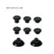 ThumbsGear Interchangeable Thumbstick, 3 Height Plastic Base, 2 Grip Designs for Xbox Series X/S, Xbox One Controllers
