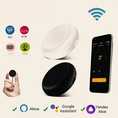 Smart Wifi Universal IR Remote Control DIY Infrared Remote Control for TV Air Conditioner Via Alexa