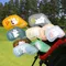 9PC/1Set Portable PU Golf Club Iron Head Covers Protector Golfs Head Cover Set Golf Accessories Golf