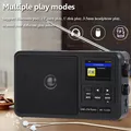 Radio di rete portatile Radio DAB+/FM Altoparlante Bluetooth wireless con supporto schermo LCD