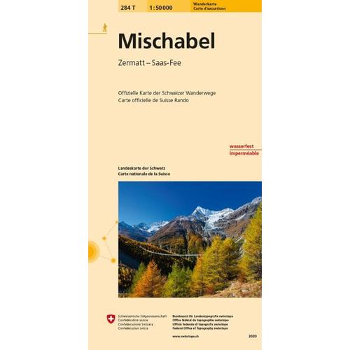 284T Mischabel Wanderkarte