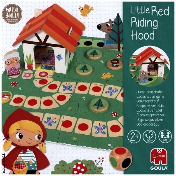 Goula 55262 - Rotkäppchen, Little Red Riding Hood, Holz, Kinder-Brettspiel - Goula / Jumbo Spiele