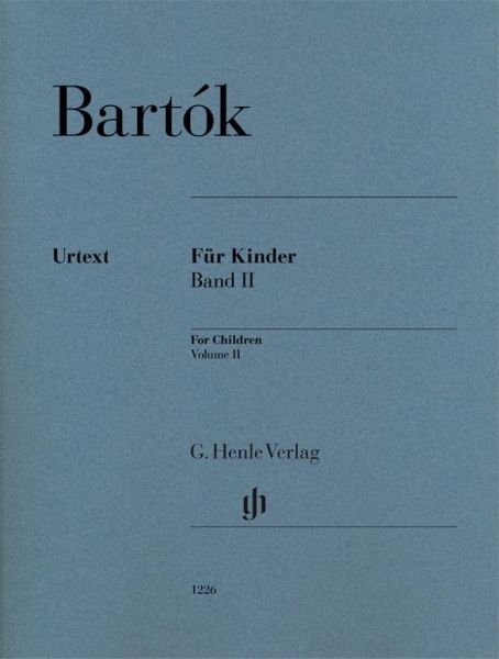 Bartók, Béla - For Children, Volume II - Band II Béla Bartók - Für Kinder