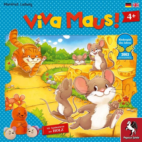 Pegasus 6600G - Viva Maus, Kinderspiel, Familienspiel, Strategiespiel - Pegasus Spiele