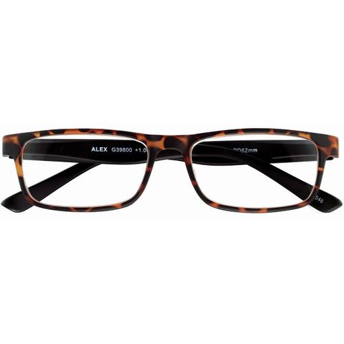 Lesebrille ALEX, havanna, +2.50 dpt