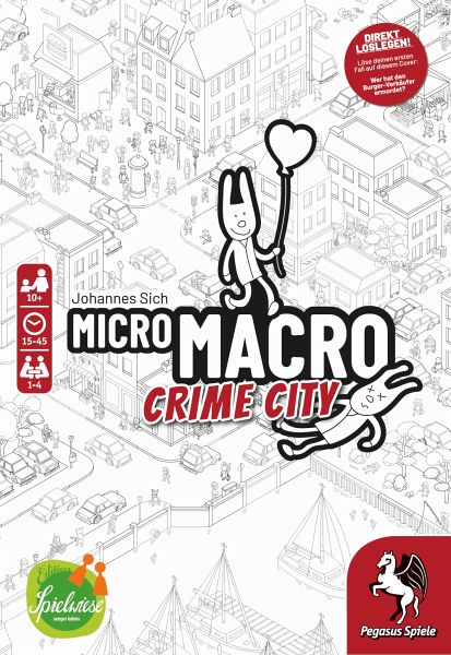 MicroMacro - Crime City (Spiel des Jahres 2021) - Edition Spielwiese / Pegasus Spiele