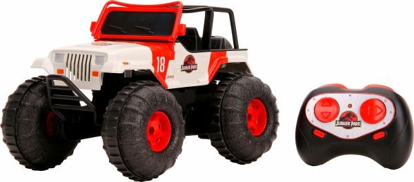 Jurassic Park RC Sea and Land Jeep 1:16 - Simba Dickie