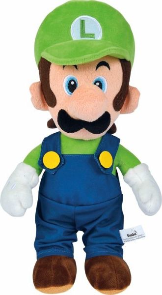 Super Mario Luigi Plüsch, 30cm - Simba Toys
